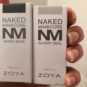 Zoya Naked Base and Naked Glossy Top Coat